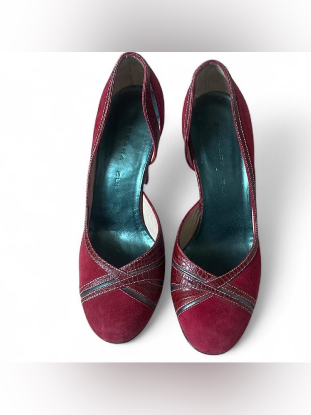 Barbara Bui Burgundy High Heel Pump - Picture 3 of 5
